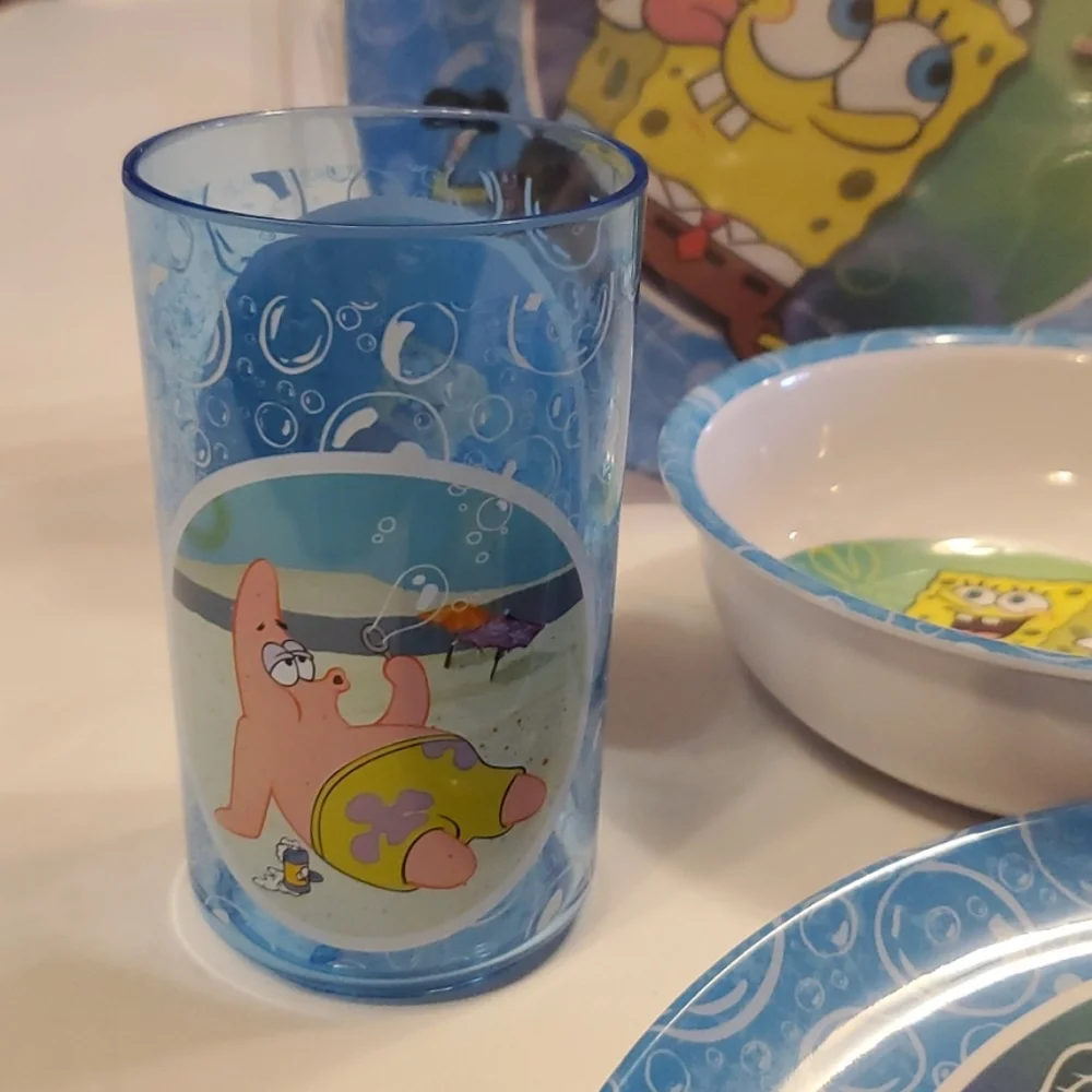 Sponge Bob 3 piece dinnerware sets - Picture 5 of 6